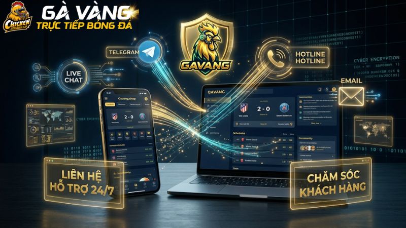 Các kênh kết nối hỗ trợ trực tuyến đa nền tảng GaVangTV