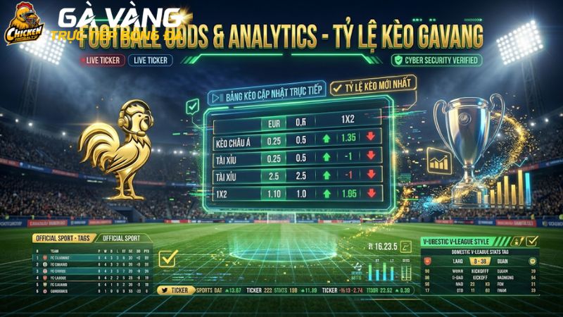 Tỷ Lệ Kèo Gavang - Kèo Nhà Cái Bóng Đá Trực Tuyến Hôm Nay 24/7